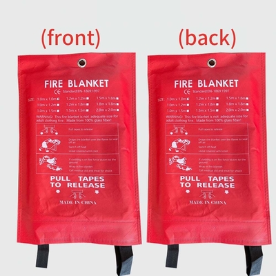 होटल रसोई आग कंबल 0.4 MM 0.8 MM मोटाई और लौ retardant सिलिकॉन कपड़े के साथ